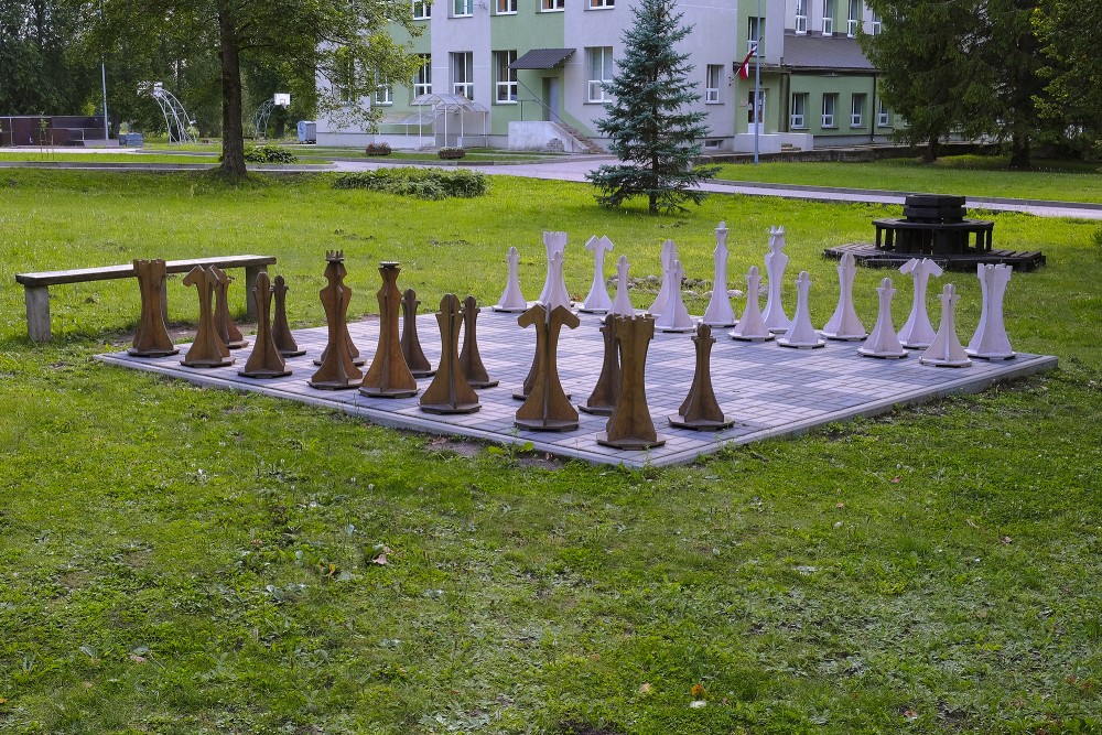 Large-format Chess Field in Preiļi Park