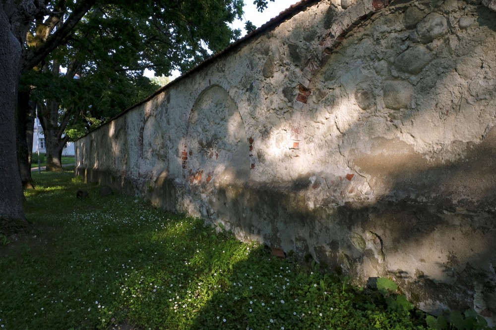 Stone Fence in Cesvaine Town