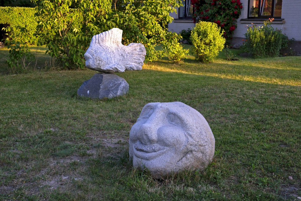 Stone Sculptures In Engure