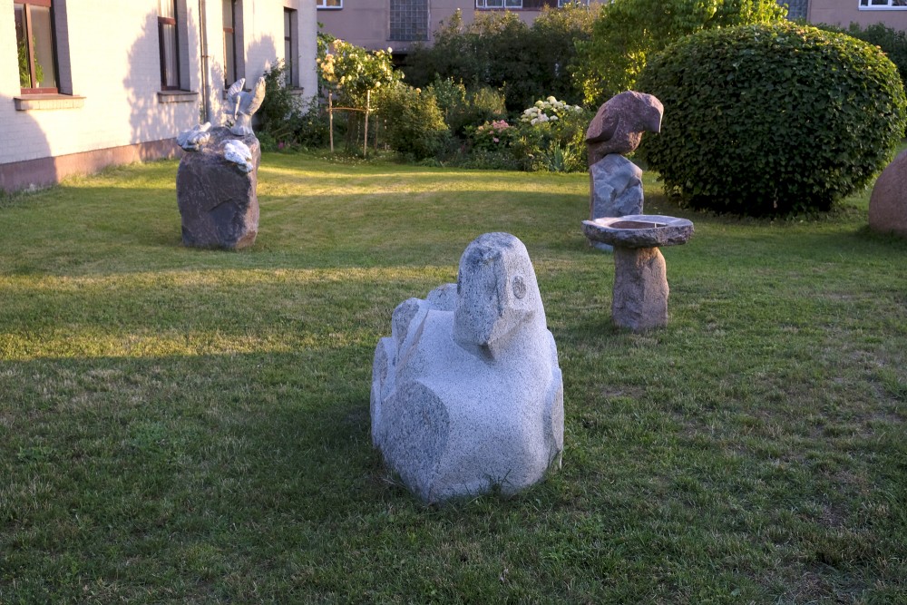 Stone Sculptures In Engure