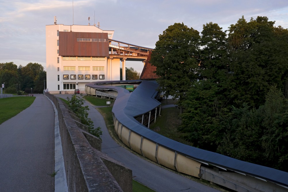 Bobsleigh And Luge Track In Sigulda