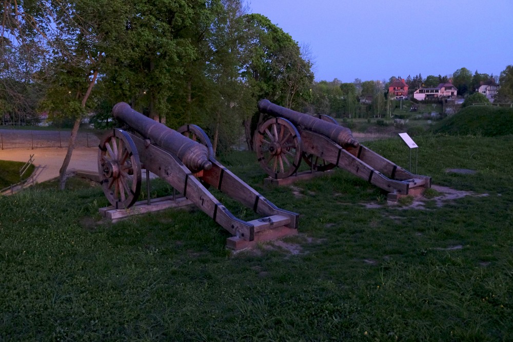 Cannons near Bauska Castle