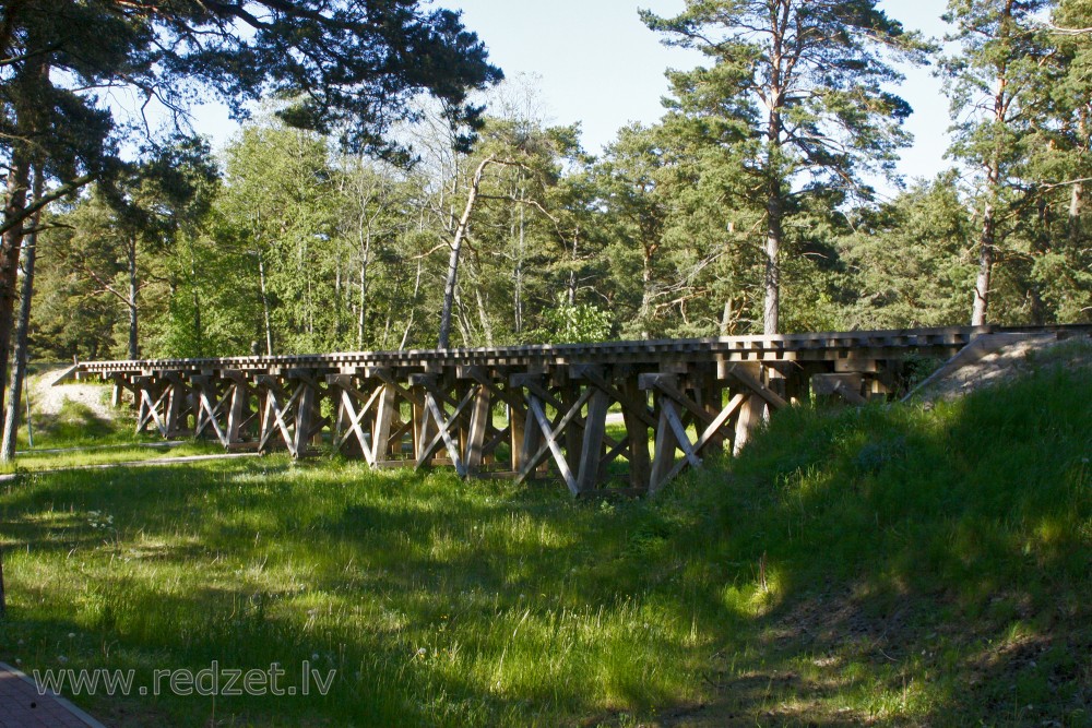 Bānīša estakāde Ventspilī (koka tilts)