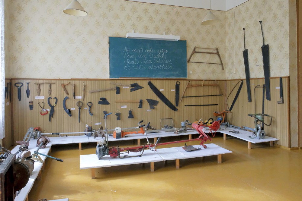 Kazdangas muzeja ekspozīcija