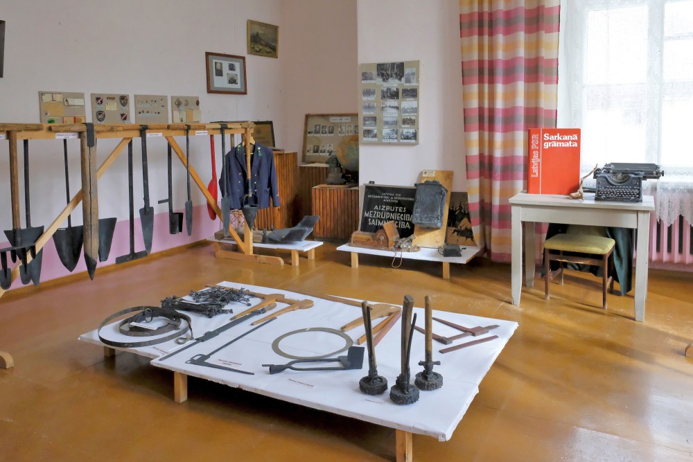 Kazdangas muzeja ekspozīcija