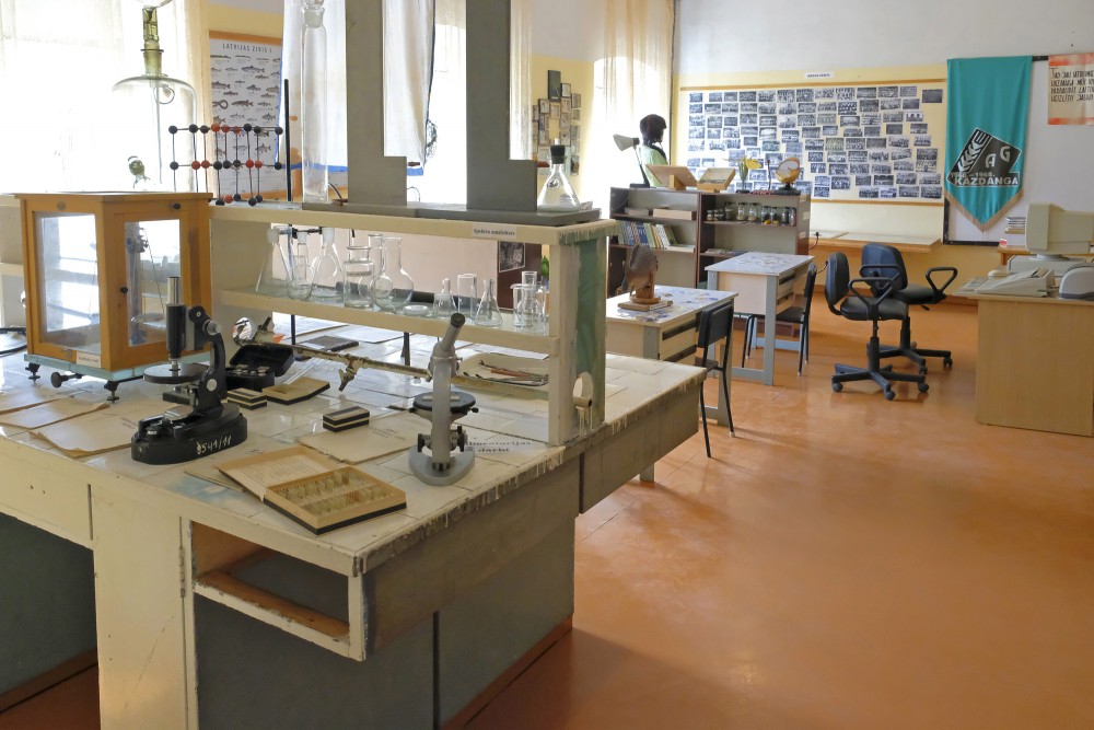 Kazdangas muzeja ekspozīcija