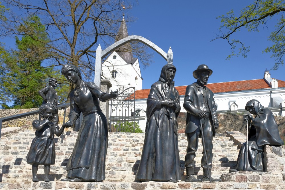 Bronze Sculptures of Characters from J. Rozentāls’ Painting, Saldus