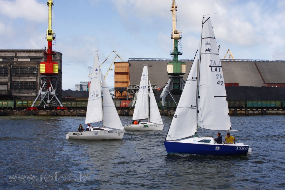 Yacht-race in Ventspils