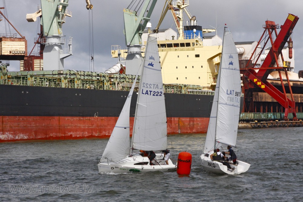 Yacht-race in Ventspils