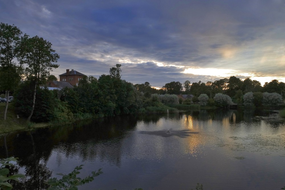 Dundaga Village in the Evening