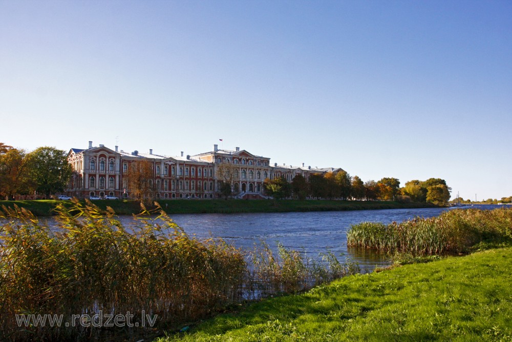 Jelgava Palace And River Lielupe