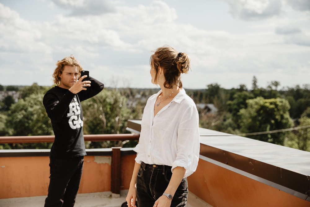 The balcony of the bobsleigh and sled track "Sigulda"