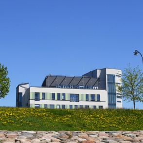 View of the Business Incubator Building from Bank of Lielupe View of the Business Incubator Building from Bank of Lielupe